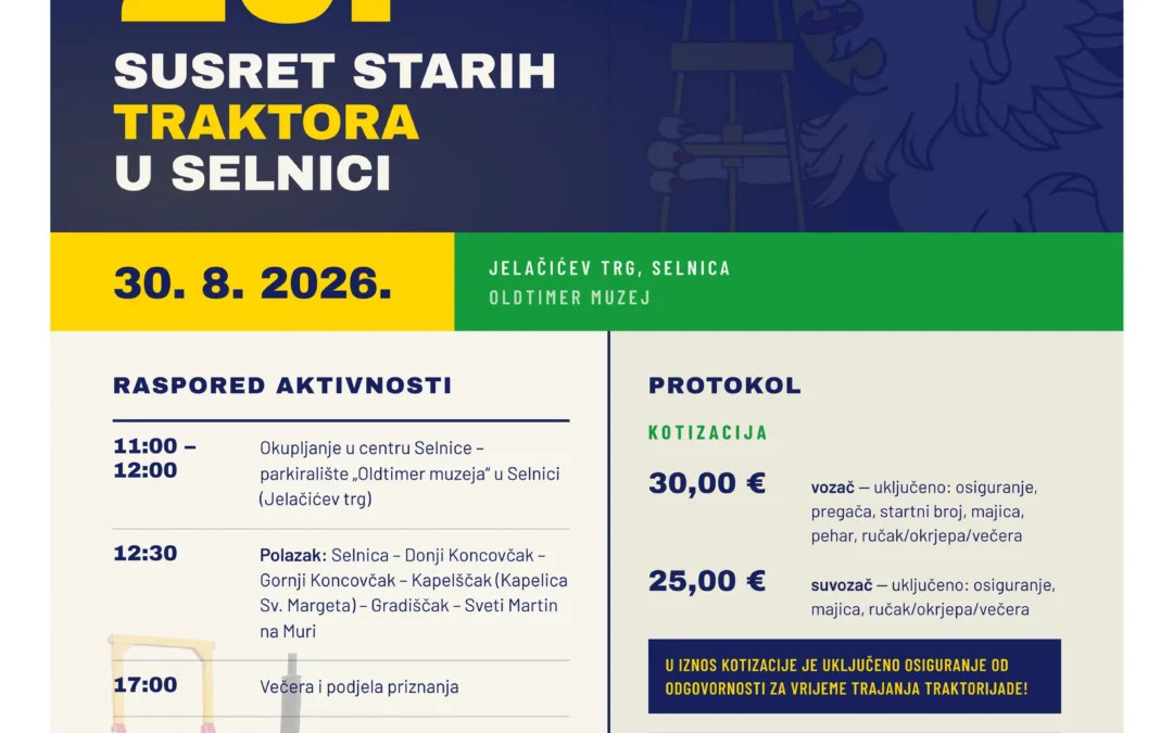 20. susret starih traktora u Selnici